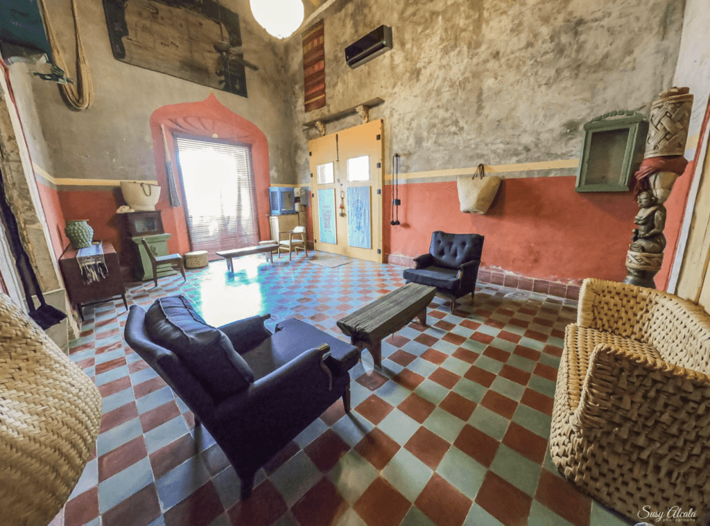 Interior de la Casa Colonial en San Juan